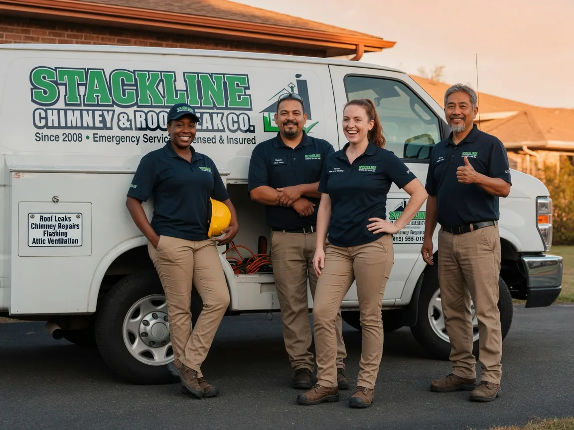 Chimney flashing repair company in Long Barn, CA